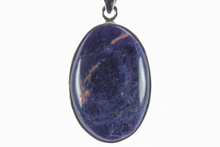 Polished Sodalite Pendant (Necklace) - Sterling Silver #246771